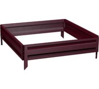 Готовая грядка Delta-Park GL 1х1 м, коричнево-красная 30010_GL11Ch