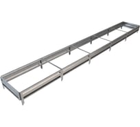 Готовая грядка Delta-Park GL 0.7х5 м, серебристая 30010_GL705Zn
