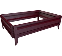 Готовая грядка Delta-Park GL 0.7х1 м, коричнево-красная 30010_GL701Ch
