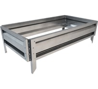 Готовая грядка Delta-Park GL 0.5х1 м, серебристая 30010_GL501Zn