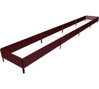 Готовая грядка Delta-Park GX 0.45х3.8 м, коричнево-красная 30020GX_45345Ch