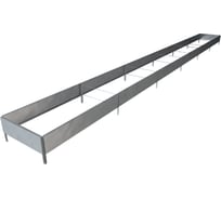 Готовая грядка Delta-Park GX 0.45х5.7 м, серебристая 30020GX_45560Zn