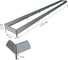Готовая грядка Delta-Park GX 0.45х5.7 м, серебристая 30020GX_45560Zn 2