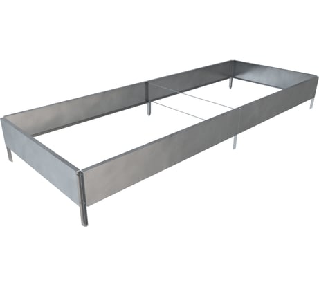 Готовая грядка Delta-Park GX 0.70х1.9 м, серебристая 30020GX_70180Zn