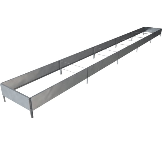 Готовая грядка Delta-Park GX 0.45х4.75 м, серебристая 30020GX_45465Zn 1