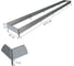 Готовая грядка Delta-Park GX 0.45х4.75 м, серебристая 30020GX_45465Zn 2