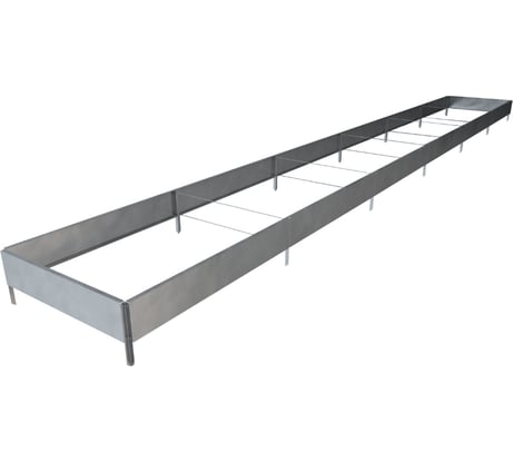 Готовая грядка Delta-Park GX 0.70х5.7 м, серебристая 30020GX_70560Zn