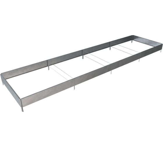 Готовая грядка Delta-Park GX 0.95х3.8 м, серебристая 30020GX_95370Zn