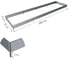 Готовая грядка Delta-Park GX 0.95х3.8 м, серебристая 30020GX_95370Zn 2