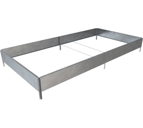 Готовая грядка Delta-Park GX 0.95х1.9 м, серебристая 30020GX_95180Zn