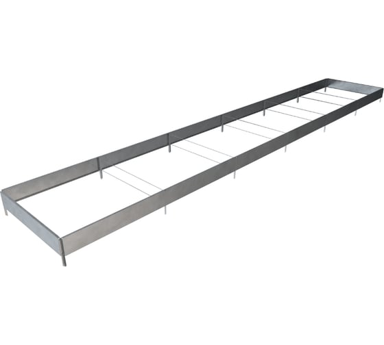 Готовая грядка Delta-Park GX 0.95х5.7 м, серебристая 30020GX_95560Zn