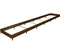 Готовая грядка Delta-Park GL 1х6 м, коричневая 30010_GL16Br