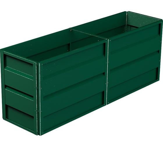 Готовая грядка Delta-Park GW 0.5х2 м, зеленая 30011_GW502Gr