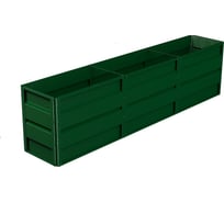 Готовая грядка Delta-Park GW 0.5х3, зеленая 30011_GW503Gr