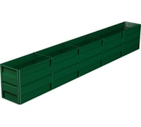 Готовая грядка Delta-Park GW 0.5х5 м, зеленая 30011_GW505Gr