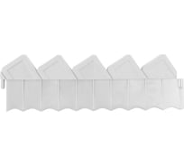 Ограждение для клумб Grinda 288 см, белое 8-422305_z01