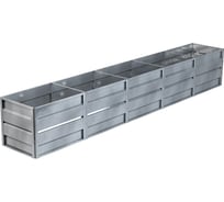 Готовая грядка Delta-Park GW 0.7х5 м, серебристая 30011_GW705Zn