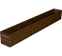 Готовая грядка Delta-Park GW 0.7х6, коричневая 30011_GW706Br