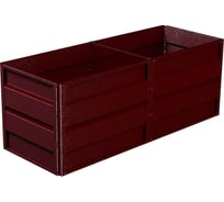Готовая грядка Delta-Park GW 0.7х2 м, коричнево-красная 30011_GW702Ch