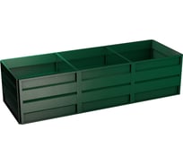 Готовая грядка Delta-Park GW 1х3 м, зеленая 30011_GW13Gr