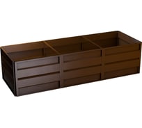 Готовая грядка Delta-Park GW 1х3 м, коричневая 30011_GW13Br