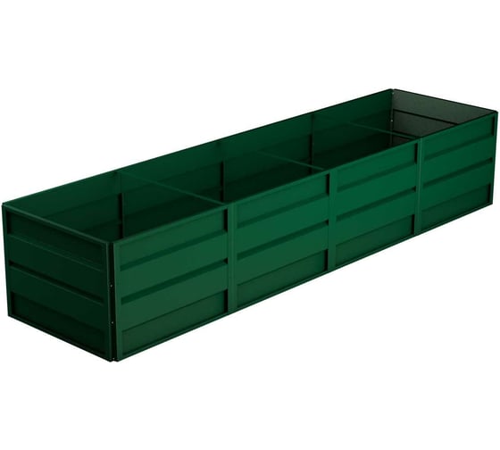 Готовая грядка Delta-Park GW 1х4 м, зеленая 30011_GW14Gr