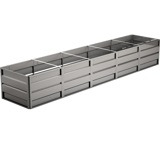 Готовая грядка Delta-Park GW 1х5 м, серебристая 30011_GW15Zn 1