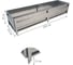 Сборная грядка Delta-Park GU 0.5х2 м, серебристая 30011_GU502Zn 2