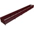 Сборная грядка Delta-Park GU 0.5х5 м, коричнево-красная 30011_GU505Ch 1