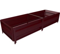 Сборная грядка Delta-Park GU 0.7х2 м, коричнево-красная 30011_GU702Ch