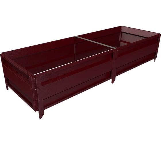Сборная грядка Delta-Park GU 0.7х2 м, коричнево-красная 30011_GU702Ch 1