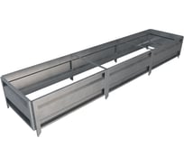 Сборная грядка Delta-Park GU 0.7х3 м, серебристая 30011_GU703Zn
