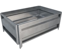 Сборная грядка Delta-Park GU 0.7х1 м, серебристая 30011_GU701Zn