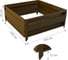 Сборная грядка Delta-Park GU 1х1 м, коричневая 30011_GU11Br 2
