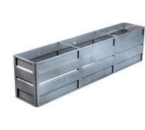 Готовая грядка Delta-Park GW 0.5х3 м, серебристая 30011_GW503Zn