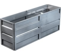 Готовая грядка Delta-Park GW 0.5х2 м, серебристая 30011_GW502Zn