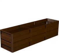 Готовая грядка Delta-Park GW 0.7х3 м, коричневая 30011_GW703Br