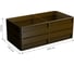 Готовая грядка Delta-Park GW 1х2 м, коричневая 30011_GW12Br 2