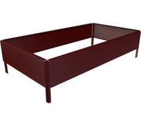 Готовая грядка Delta-Park GX 0.45х0.95 м, коричнево-красная 30020GX_4595Ch