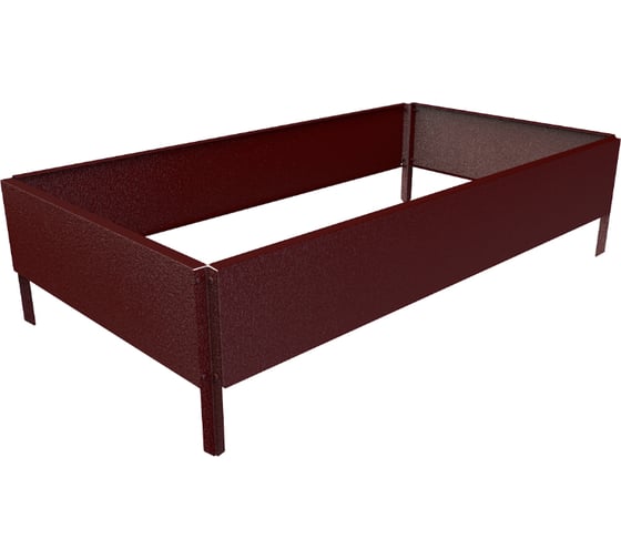 Готовая грядка Delta-Park GX 0.45х0.95 м, коричнево-красная 30020GX_4595Ch