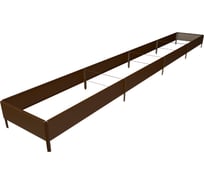 Готовая грядка Delta-Park GX 0.45х3.8 м, коричневая 30020GX_45345Br