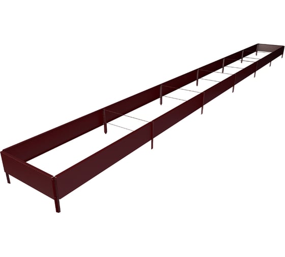 Готовая грядка Delta-Park GX 0.45х5.7 м, коричнево-красная 30020GX_45560Ch