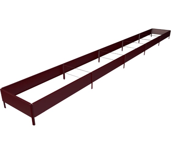 Готовая грядка Delta-Park GX 0.45х4.75 ма, коричнево-красная 30020GX_45465Ch 1