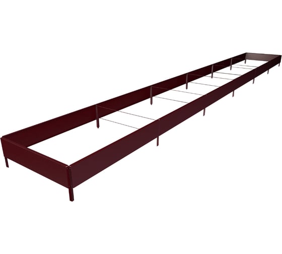 Готовая грядка Delta-Park GX 0.7х5.7 м, коричнево-красная 30020GX_70560Ch