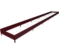 Готовая грядка Delta-Park GX 0.7х4.75 м, коричнево-красная 30020GX_70465Ch