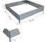 Готовая грядка Delta-Park GX 0.95х0.95 м, серебристая 30020GX_9595Zn 2