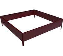 Готовая грядка Delta-Park GX 0.95х0.95 м, коричнево-красная 30020GX_9595Ch