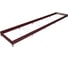 Готовая грядка Delta-Park GX 0.95х4.75 м, коричнево-красная 30020GX_95465Ch 1