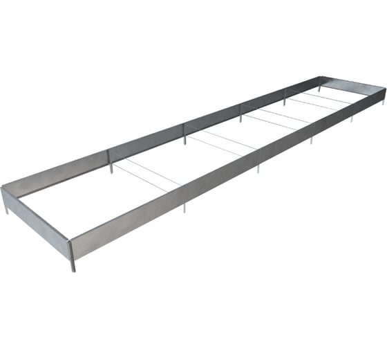 Готовая грядка Delta-Park GX 0.95х4.75 м, серебристая 30020GX_95465Zn