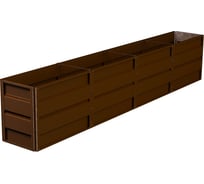 Готовая грядка Delta-Park GW 0.5х4 м, коричневая 30011_GW504Br